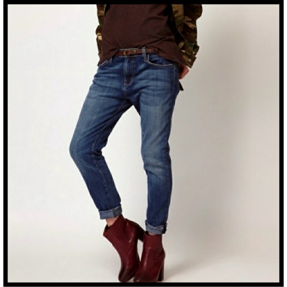 Current Elliott The Slouchy Stiletto Jeans in River Bend. Women’s 24  (28x27)